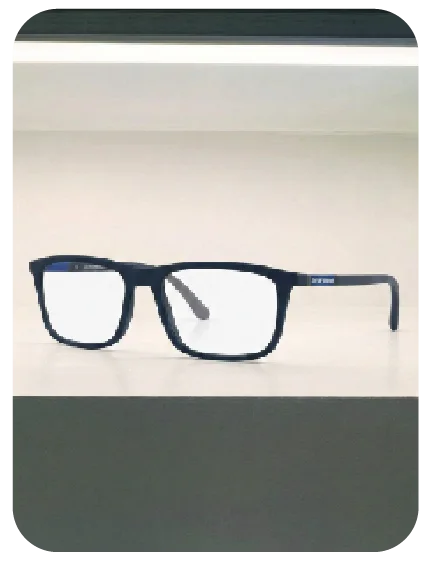 Emporio Armani de vista de pasta azul marino mate